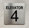 NYC ELEVATOR NUMBER 4 THE PARK AVE LINE SIGN