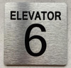 ELEVATOR NUMBER 6 THE PARK AVE LINE SIGN