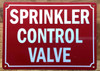 FD SPRINKLER CONTROL VALVE SIGN