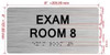 FD EXAM ROOM SIGNS WITH RAISED LETTERS (EXAM ROOM 8)