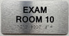 FD EXAM ROOM SIGNS WITH RAISED LETTERS