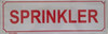 SPRINKLER  Sign SPRINKLER  Sign