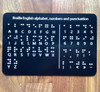 NYC BRAILLE ALPHABET & WORDS BOARD WITH STURDY RAISED DOTS