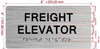 FD FREIGHT ELEVATOR SIGN