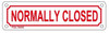 NORMALLY CLOSED