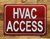 FD HVAC ACCESS SIGN