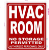 FD HVAC ROOM SIGN