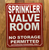 HPD SPRINKLER VALVE ROOM SIGN