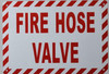 FIRE Hose Valve  Building Sign