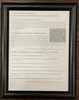 Rent Transparency Act sign in a frame