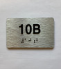 Apartment Number unit 10B Compliance Sign