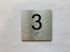 Elevator Floor Number / Elevator Jamb Plate 3 Compliance Sign