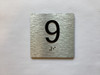 Elevator Floor Number / Elevator Jamb Plate 9 Compliance Sign