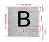 Elevator Floor Number / Elevator Jamb Plate B Hpd Sign