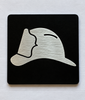 Elevator Floor Number / Elevator Jamb Plate helmet symbol Braille Sign