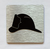 Elevator Floor Number / Elevator Jamb Plate helmet symbol Compliance Sign