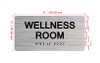 Wellens Room Sign with Raised Letters & Grade 2 Hpd Sign