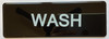 WASH Restaurant Sign