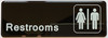RESTROOM Restaurant Sign