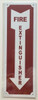 Fire Extinguisher Sign – Aluminum 4x11 | NYC DOB Required Fire Safety Sign Fire Extinguisher Sign – Aluminum 4x11 | NYC DOB Required Fire Safety Sign