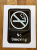 NO SMOKING Restaurant Commercial Sign