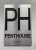 FLOOR PH -PENTHOUSE Safety Sign