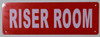 Riser Room  Signage Riser Room  Signage