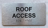 ROOF ACCESS Safety Sign