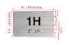 APT# 1H SILVER Hpd Sign