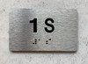 APT# 1S SILVER Ada Sign