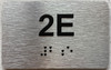 APT# 2E SILVER Sign