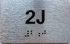 APT# 2J SILVER Sign