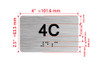 APT# 4C SILVER Hpd Sign