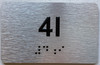 APT# 4I SILVER Sign