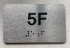 APT# 5F SILVER Ada Sign
