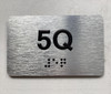 APT# 5Q SILVER Safety Sign