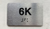 APT# 6K SILVER Compliance Sign