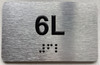 APT# 6L SILVER Sign