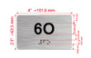 APT# 6O SILVER Hpd Sign