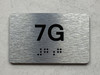 APT# 7G SILVER Ada Sign
