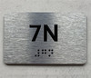 APT# 7N SILVER Ada Sign