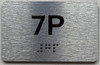 APT# 7P SILVER Sign