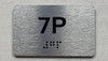 APT# 7P SILVER Safety Sign
