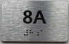 APT# 8A SILVER Sign