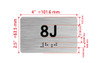 APT# 8J SILVER Hpd Sign