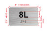 APT# 8L SILVER Hpd Sign