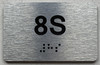 APT# 8S SILVER Sign