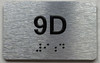 APT# 9D SILVER Sign