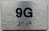 APT# 9G SILVER Sign