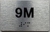 APT# 9M SILVER Sign